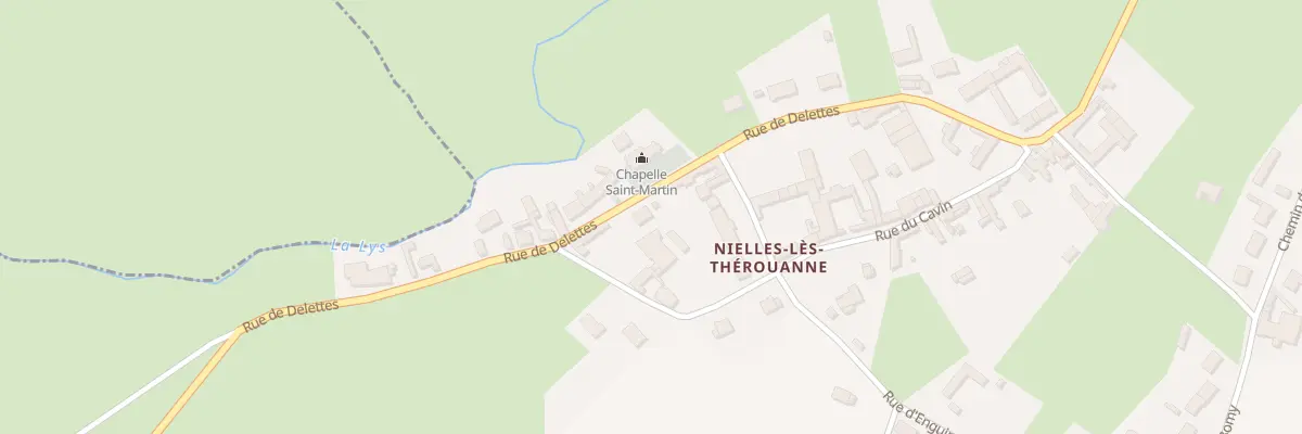 Plan du 16 Rue de Delettes à Thérouanne