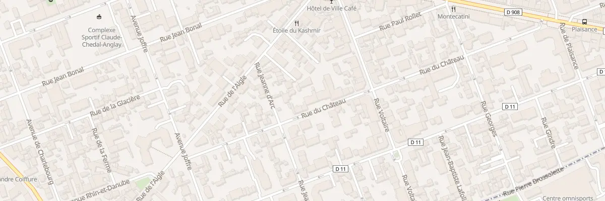 Plan du 54 Rue du Château à La Garenne-Colombes