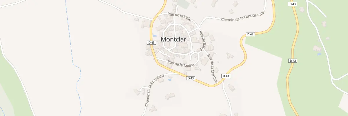 Plan du 11B Rue du Château à Montclar