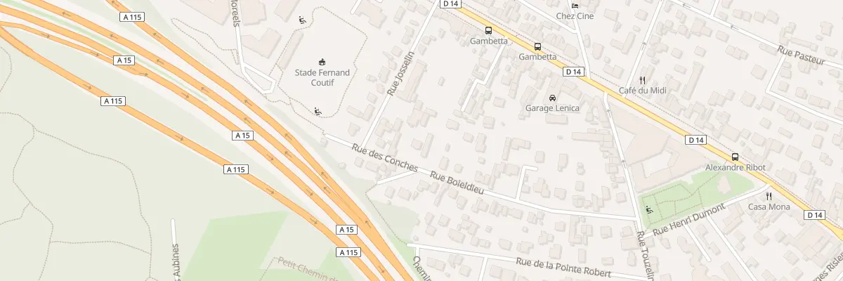 Plan du 38 Rue Boieldieu à Sannois