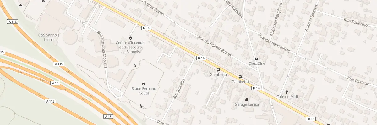 Plan du 39 Bd Gambetta à Sannois