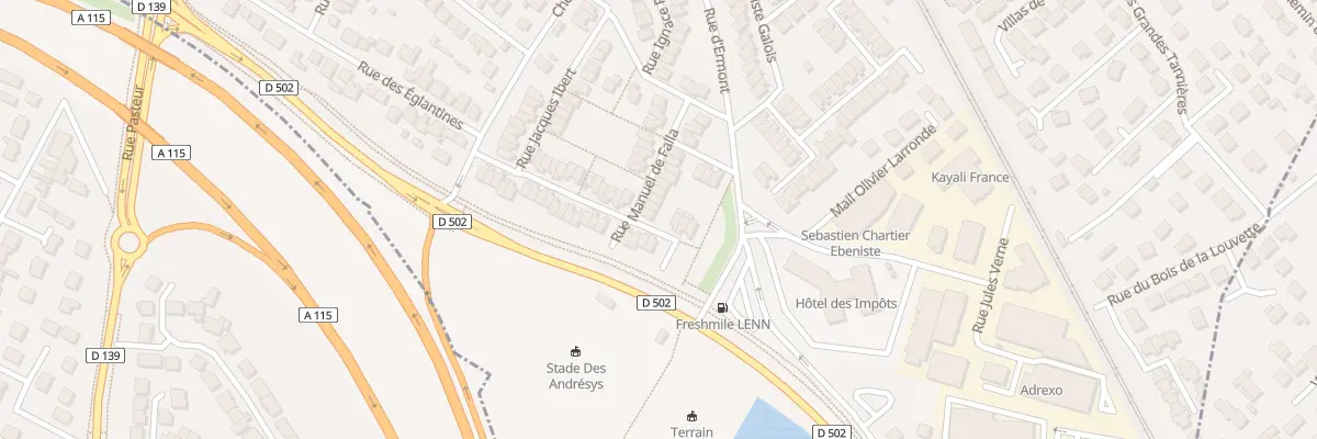Plan du 29 Rue Manuel de Falla à Saint-Leu-la-Forêt