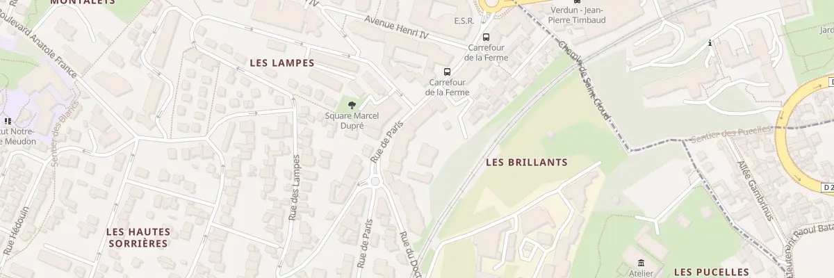 Plan du 15 Rue de Paris à Meudon