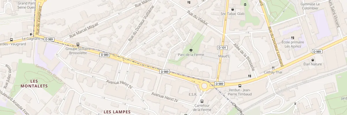 Plan du 23B All de la Ferme à Issy-les-Moulineaux