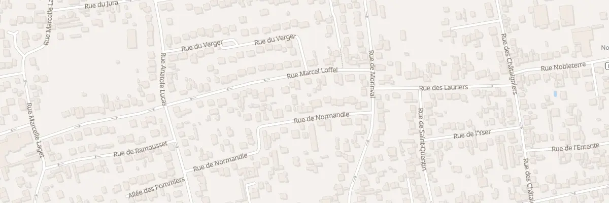 Plan du 14 Rue de Normandie à Argenteuil