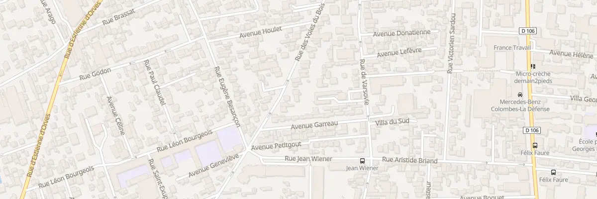 Plan du 131B Rue des Voies du Bois à Colombes