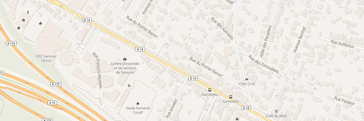 Plan du 44 Bd Gambetta à Sannois