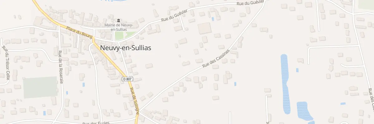 Plan du 9 Rue des Cassines à Neuvy-en-Sullias