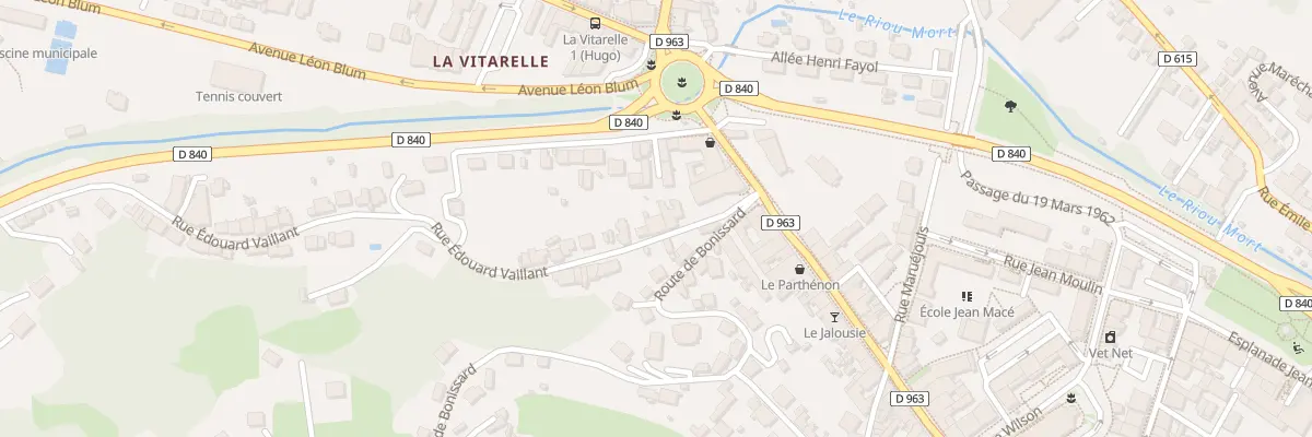 Plan du 4 Rue Edouard Vaillant à Decazeville