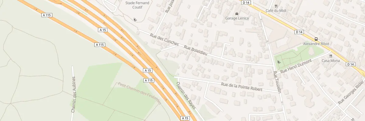 Plan du 43 Rue Boieldieu à Sannois
