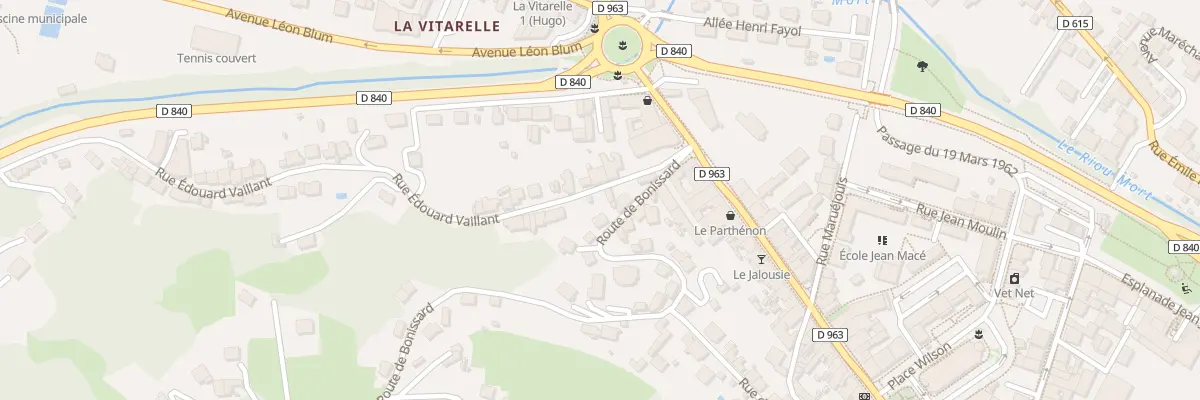 Plan du 1 Rue Edouard Vaillant à Decazeville