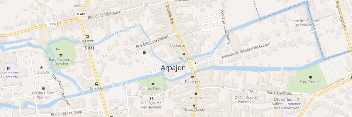 Plan du 64 Gr Grande Rue à Arpajon