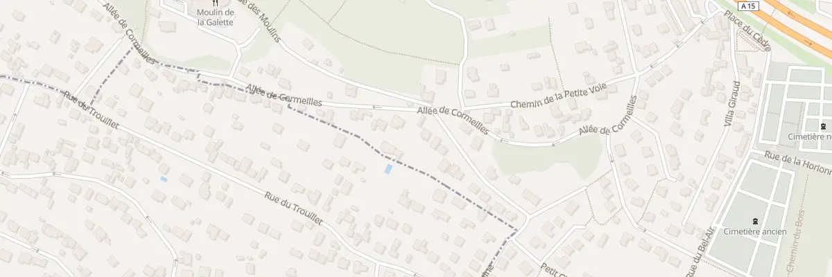 Plan du 19 All de Cormeilles à Sannois