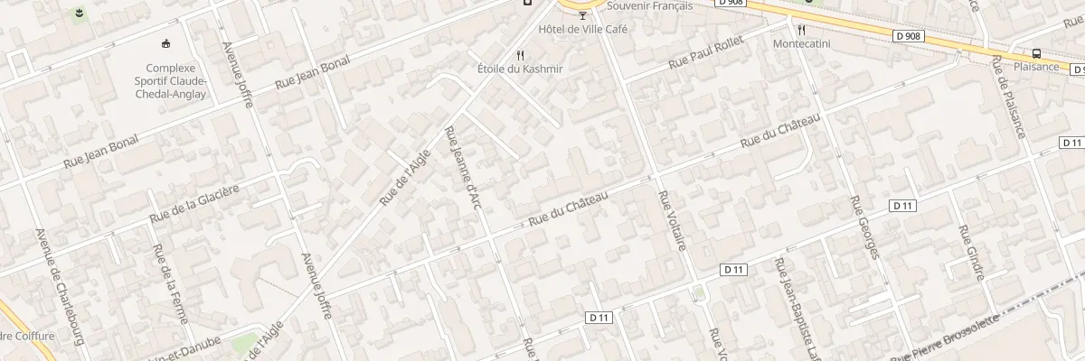 Plan du 52 Rue du Château à La Garenne-Colombes
