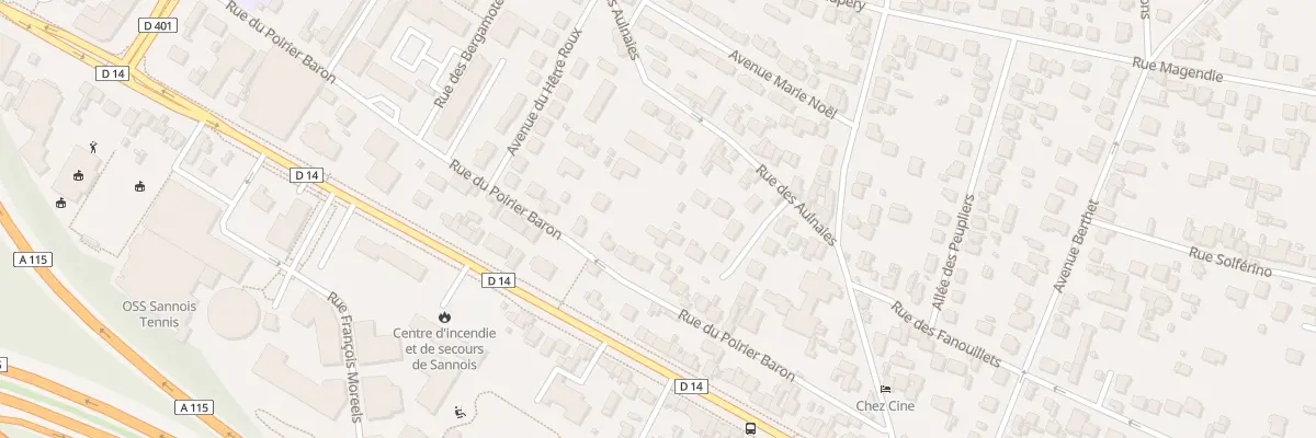 Plan du 36 Rue du Poirier Baron à Sannois