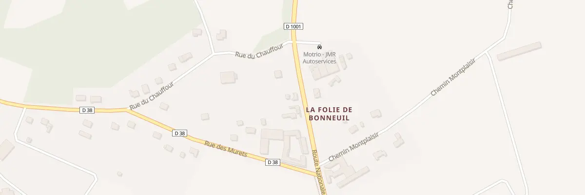 Plan du 4 Rte Nationale à Bonneuil-les-Eaux