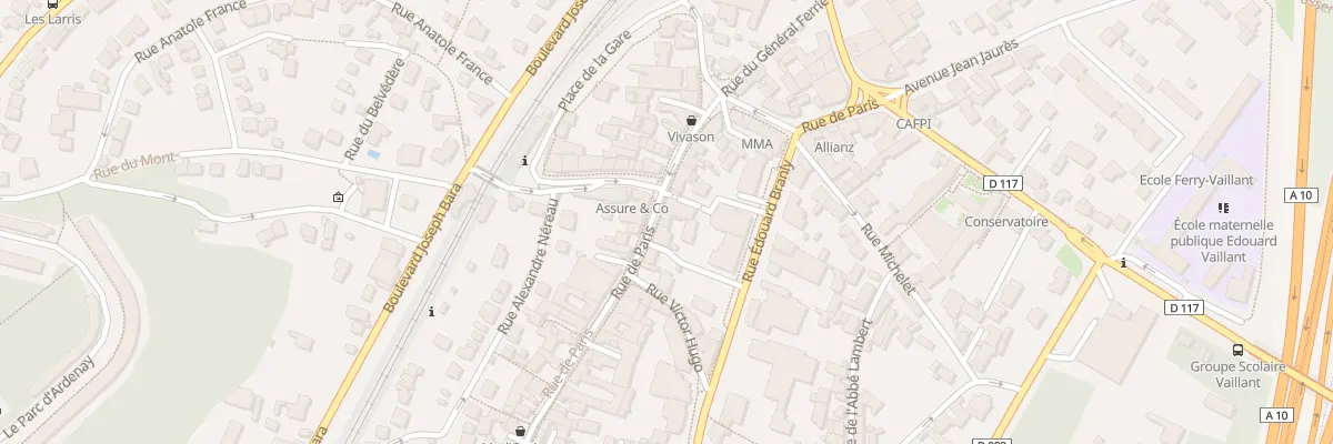 Plan du 37B Rue de Paris à Palaiseau
