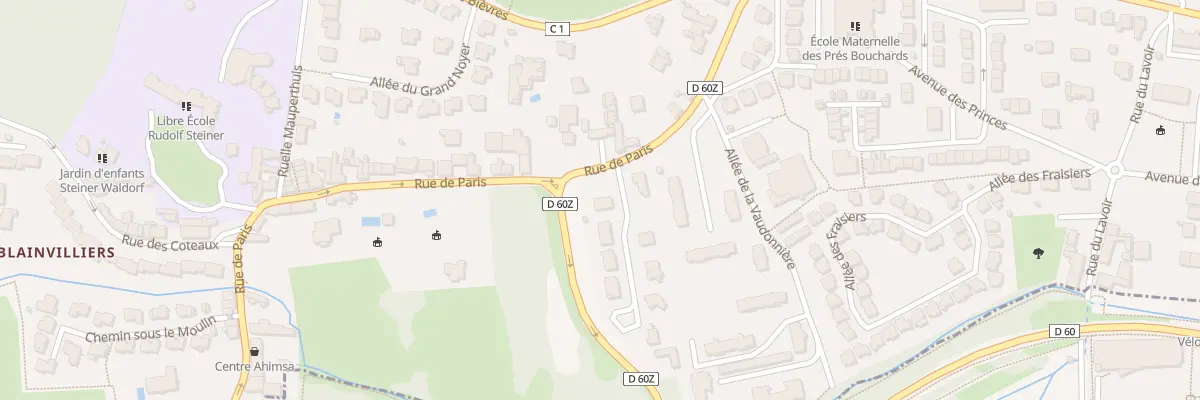 Plan du 7 Rue de Paris à Verrières-le-Buisson