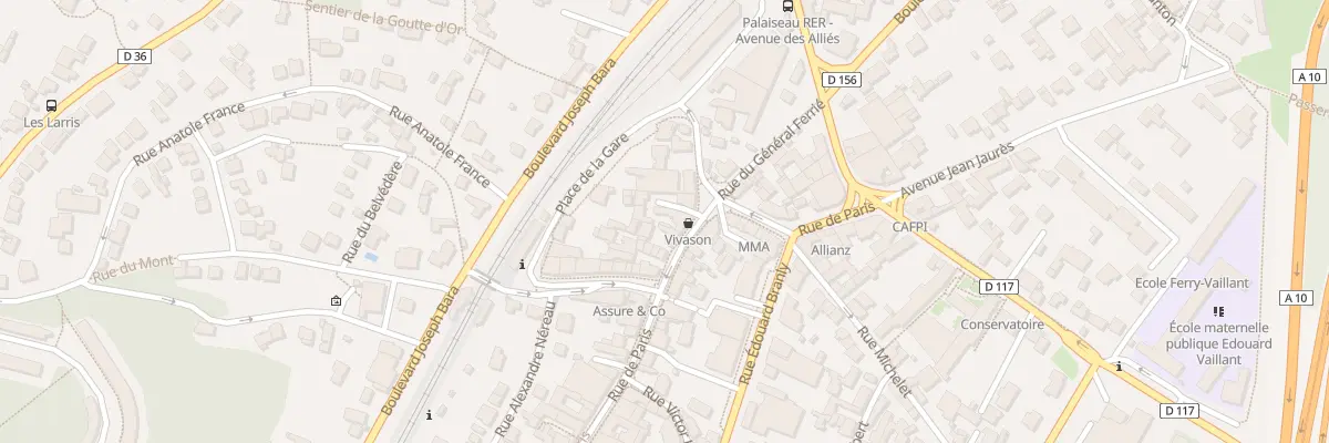 Plan du 22 Rue de Paris à Palaiseau