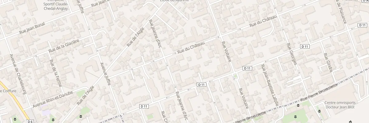 Plan du 55 Rue du Château à La Garenne-Colombes