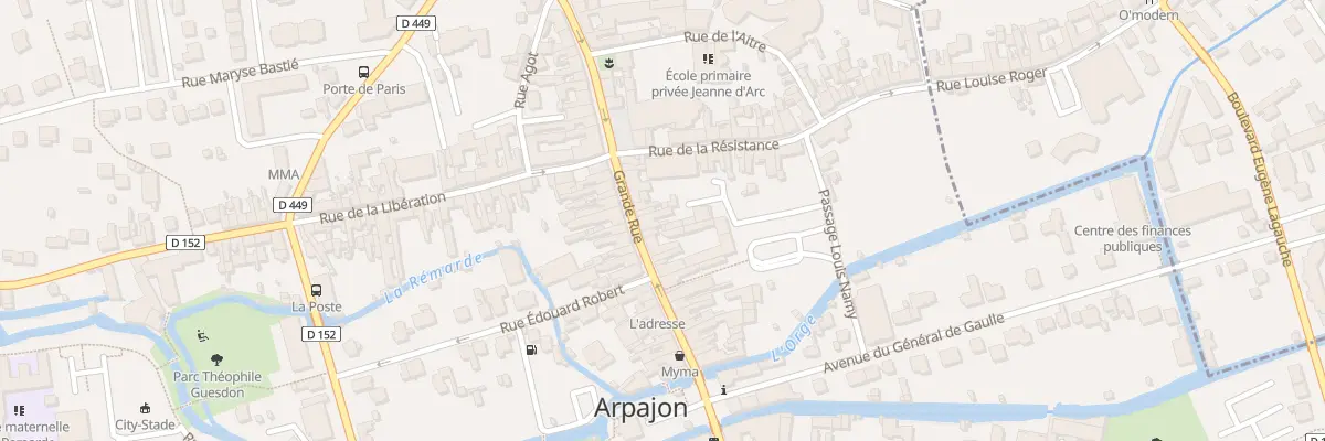 Plan du 31 Gr Grande Rue à Arpajon