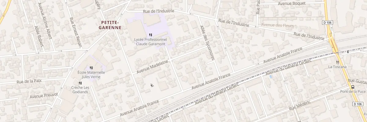 Plan du 20 Av Madeleine à Colombes