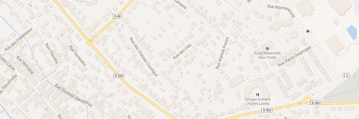 Plan du 72 Rue des Lilas à Chambly