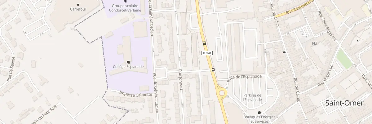 Plan du 17 Rue Jonnart à Saint-Omer