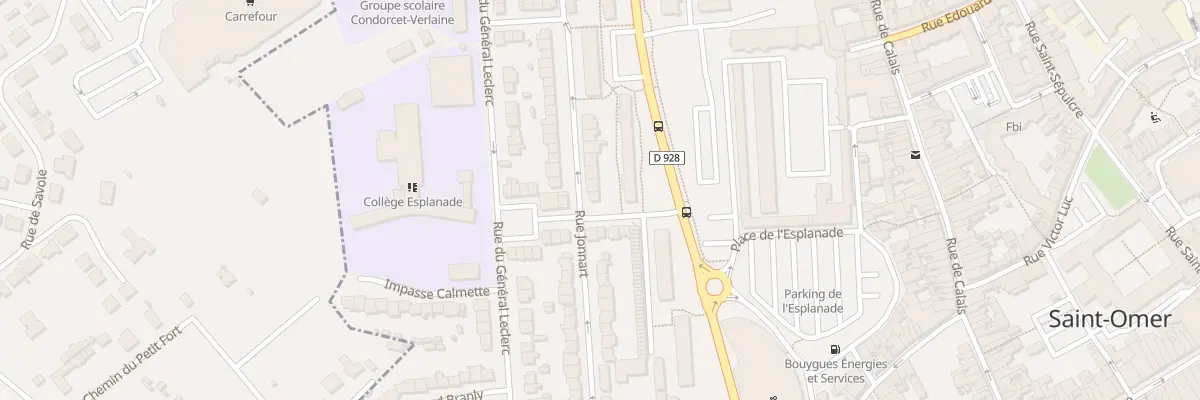 Plan du 15B Rue Jonnart à Saint-Omer