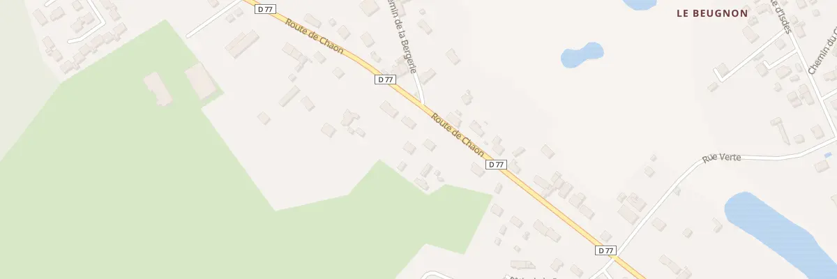 Plan du 47 Rte de Chaon à Brinon-sur-Sauldre