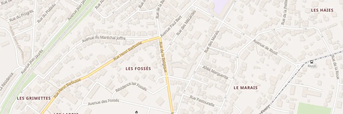 Plan du 53 Rue de la Belgique à Meudon