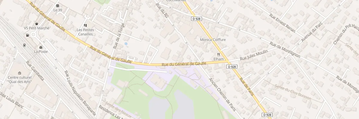Plan du 16 Rue du Général de Gaulle à Saint-Leu-la-Forêt