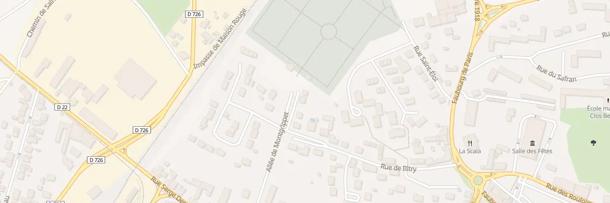 Plan du 26 Rue de Bitry à Pithiviers