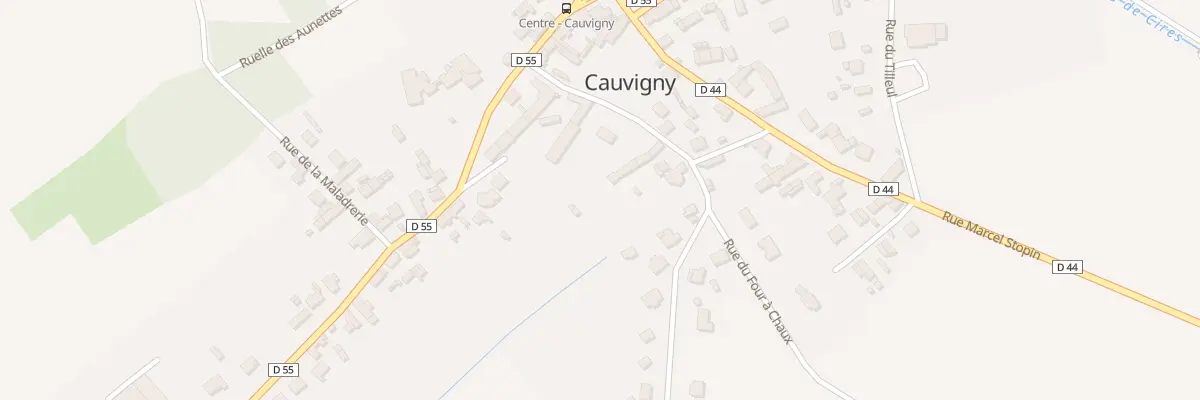 Plan du 10B Rue de Château Rouge à Cauvigny