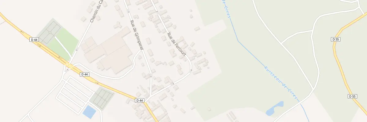 Plan du 9B Rue de Fercourt à Cauvigny