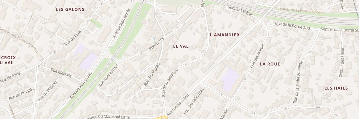 Plan du 26 Rue de la Belgique à Meudon