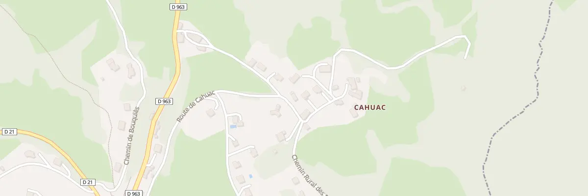 Plan du 425 Rte de Cahuac à Decazeville