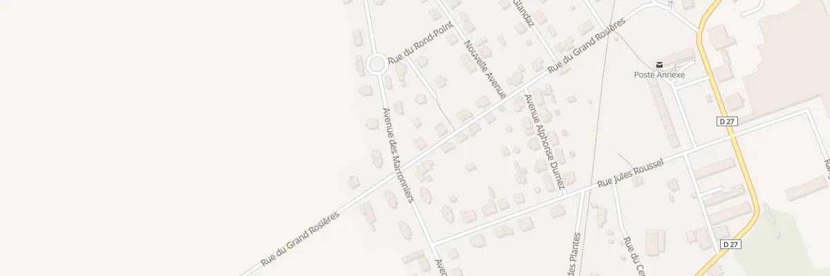 Plan du 16 Rue du Gd Rosieres à Lunery