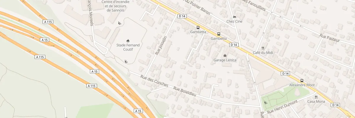 Plan du 36 Rue Boieldieu à Courdimanche