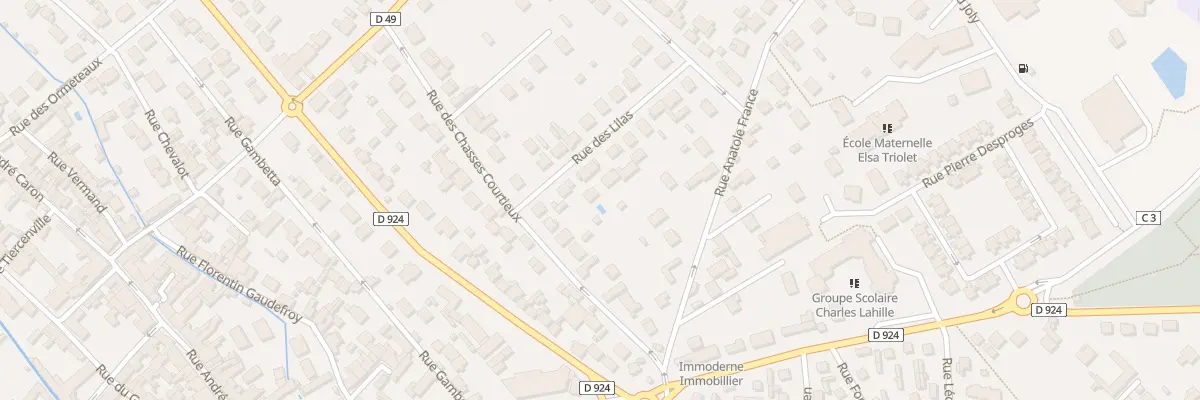 Plan du 50 Rue des Lilas à Chambly