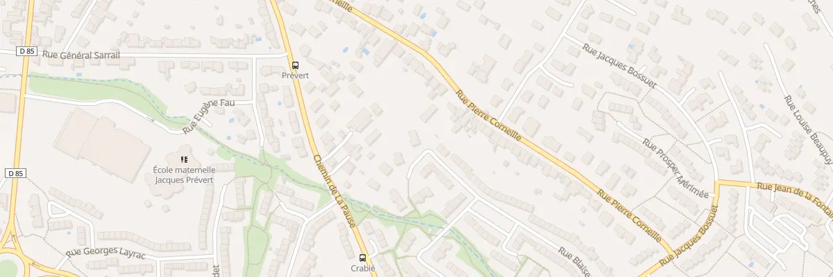 Plan du 74 Rue Blaise Pascal à Castres