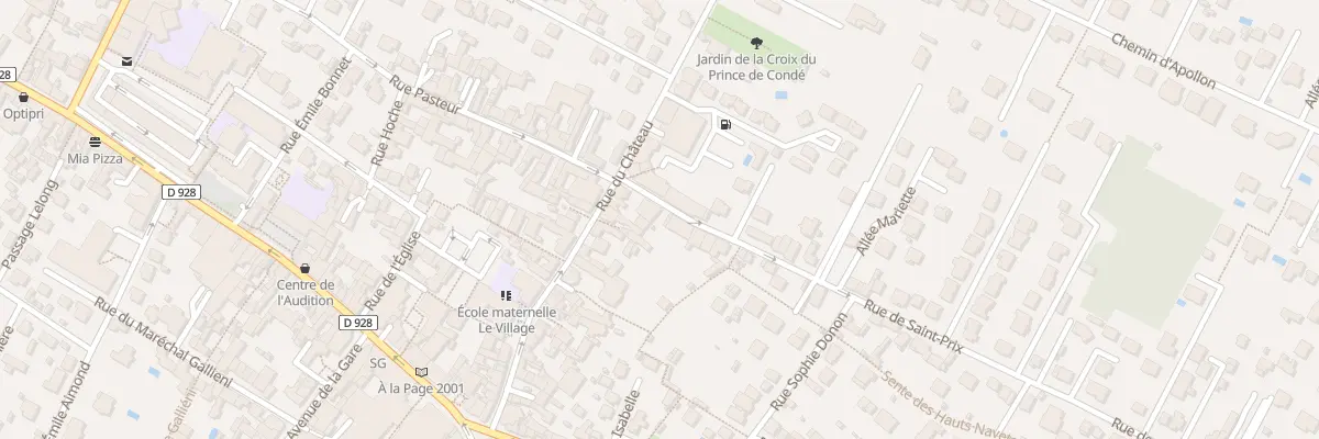 Plan du 8 Rue de Saint-prix à Saint-Leu-la-Forêt