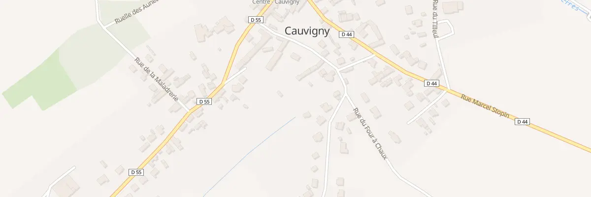 Plan du 10 Rue de Château Rouge à Cauvigny