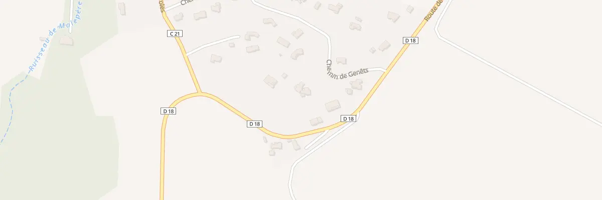 Plan du 5 Rte de Cailhau à Alairac