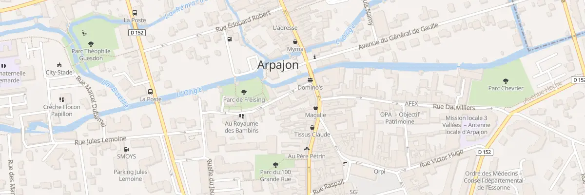 Plan du 1 Rue Henri Barbusse à Arpajon