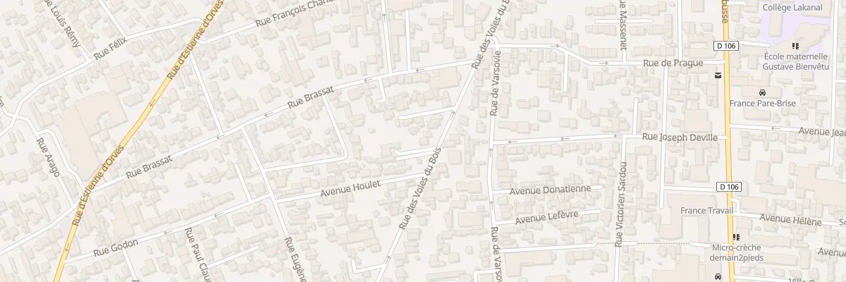Plan du 98 Rue des Voies du Bois à Colombes