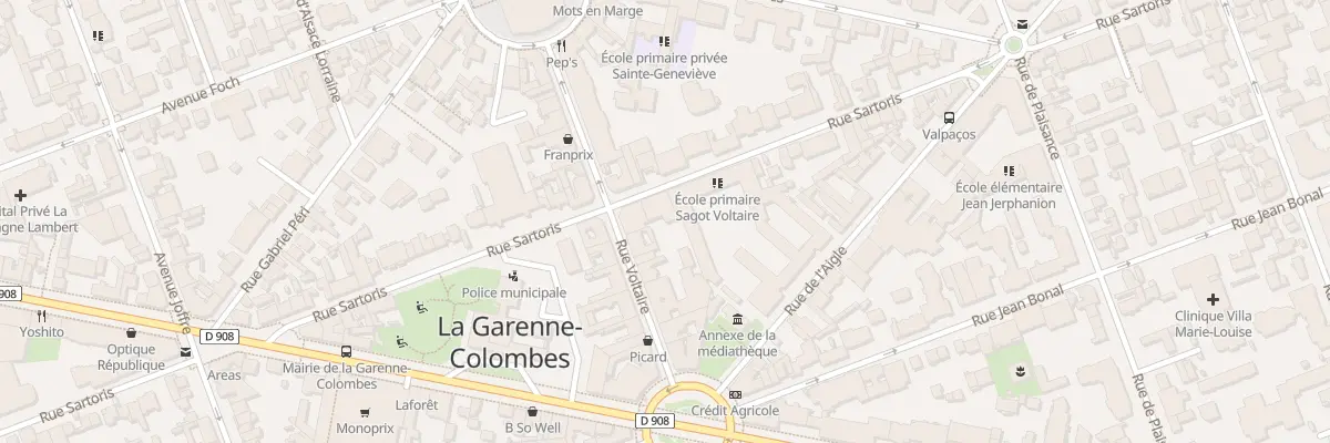 Plan du 41 Rue Sartoris à La Garenne-Colombes