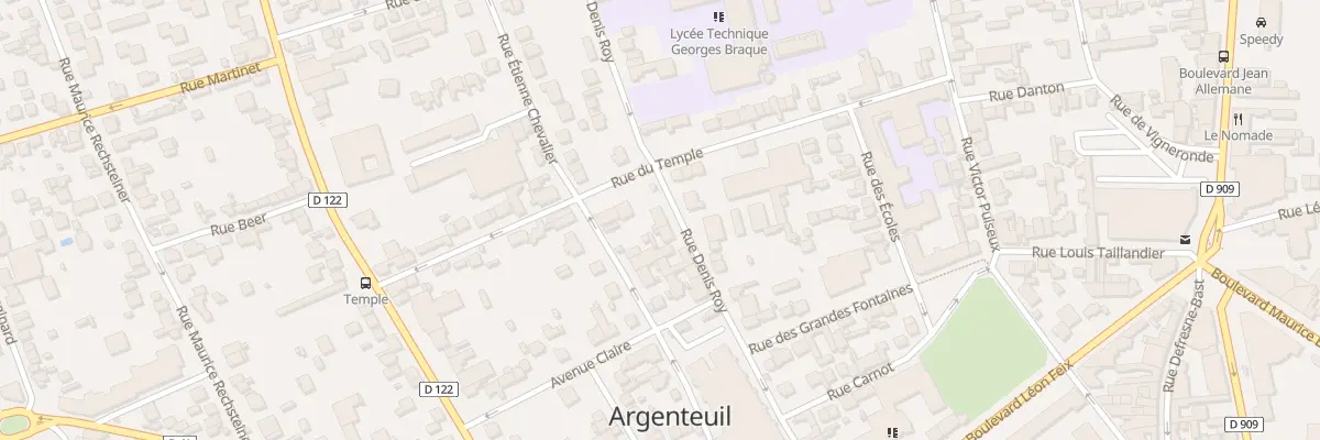 Plan du 23 Rue Denis Roy à Argenteuil