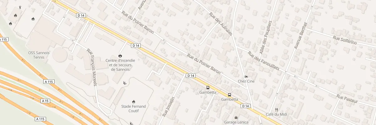 Plan du 23 Rue du Poirier Baron à Sannois