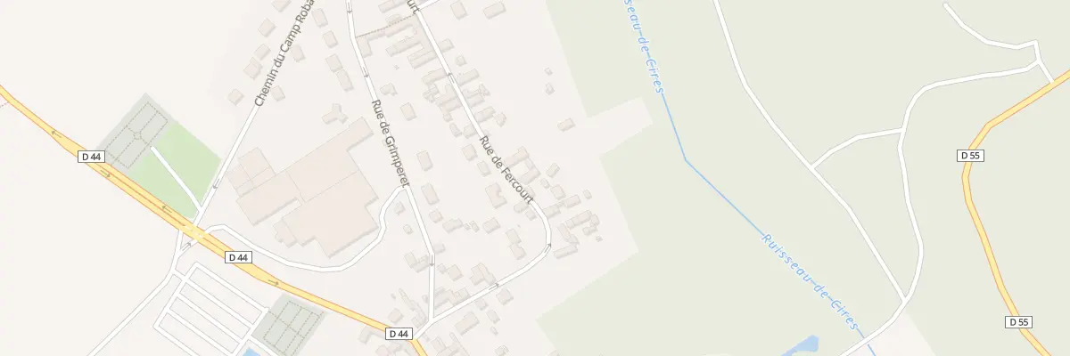 Plan du 18 Rue de Fercourt à Cauvigny